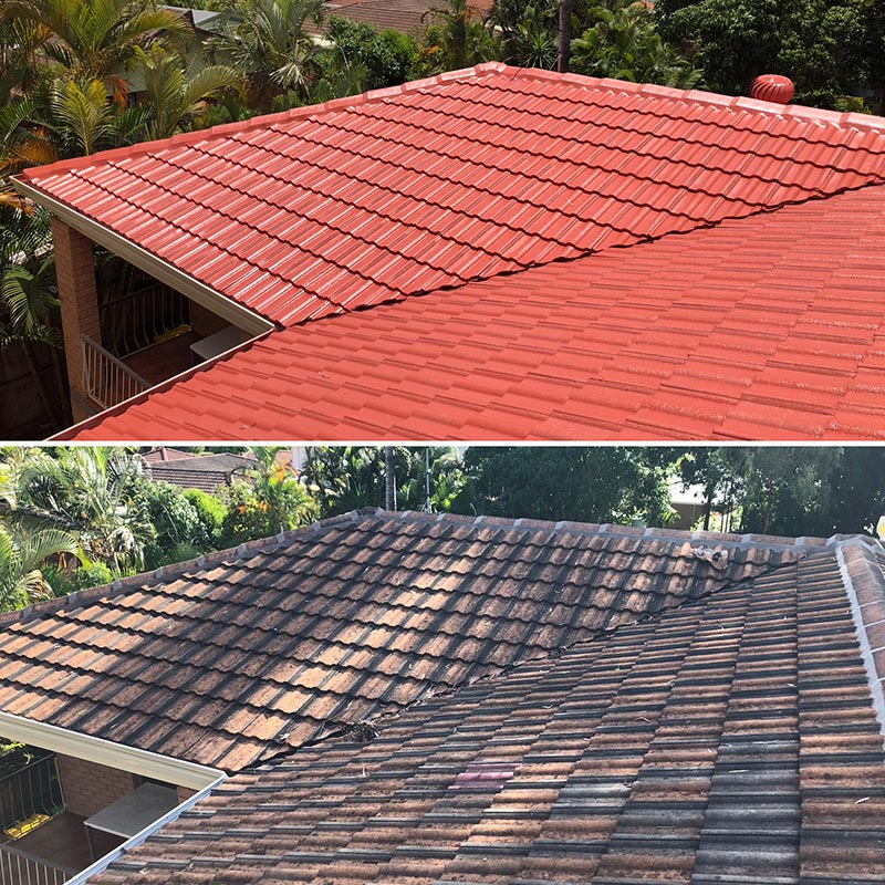 Roof Restorations Before & After